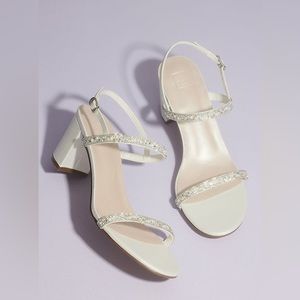 David’s Bridal Wedding Shoes (Size 7)